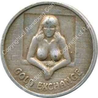 SA Gold Exchange Heads and Tails silver token ob