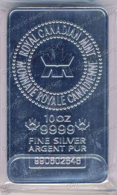 *#* Silver 10 Troy oz Bar - Royal Canadian Mint *#*