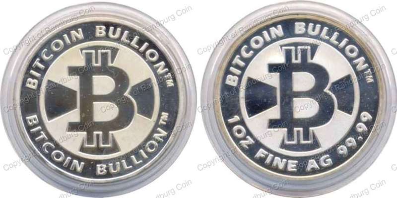 *#* Silver 1 oz  Bitcoin Bullion Medallion *#*