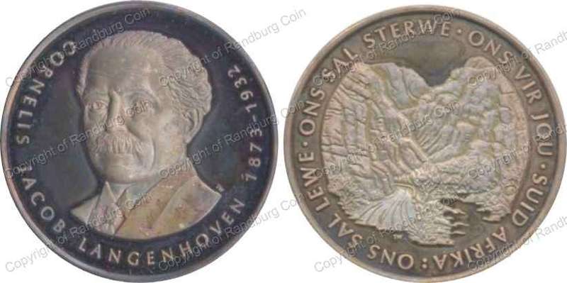 *#* Silver C J Langenhoven Medallion - Old Anthem *#*