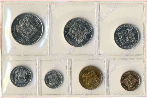 *#* 1986 SA Mint issued UNC set !!! _Mintage 9 100*#*