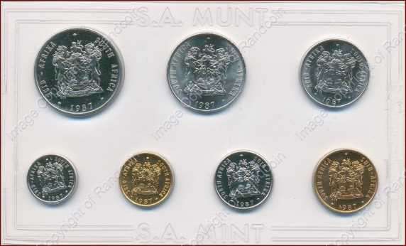 *#* 1987 SA Mint issued UNC set !!! _Mintage 7 642*#*