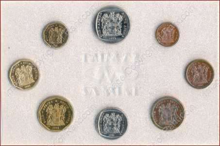 *#* 1993 SA Mint issued UNC set !!! _Mintage 10 902*#*