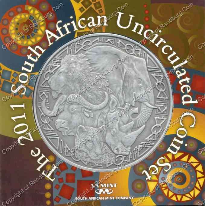 *#* 2011 SA Mint Pack UNC Set - Mintage 1390 *#*