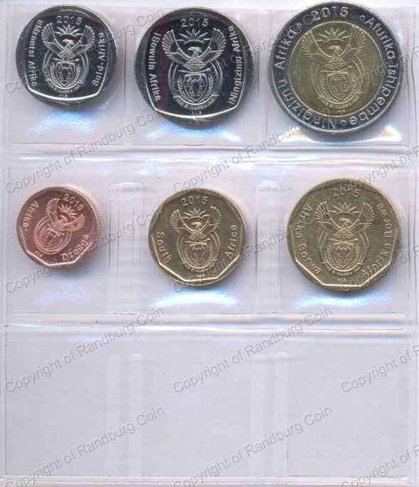 *#* 2015 SA Mint Uncirculated Coin Set - Mintage 522 *#*
