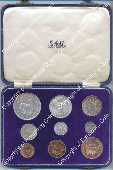 *#* 1957 SA Short Proof Set in Original SA Mint box Mintage 750 !!! *#*