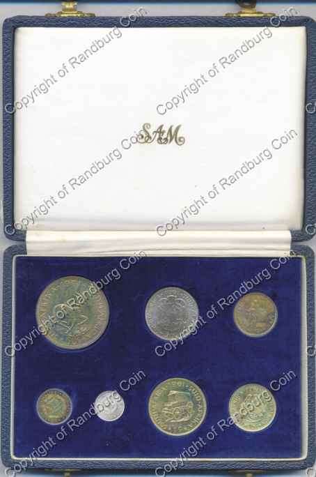 *#* 1961 SA Short Proof Set in Original SA Mint box Mintage 4391 !!! *#*
