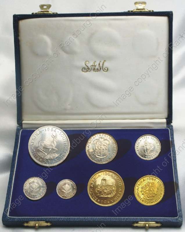 *#* 1964 SA Short Proof Set in Original SA Mint box Mintage 13000 !!! *#*