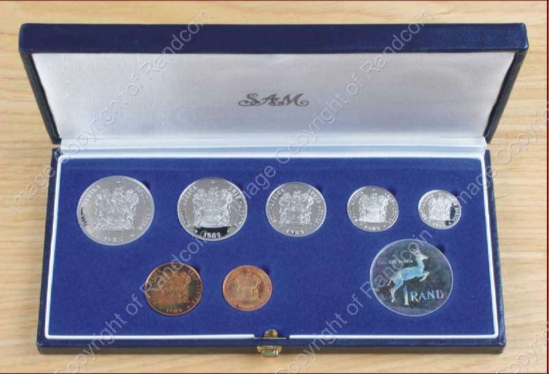 *#* 1989 SA Proof Set in Original SA Mint box Mintage 9571 !!! *#*