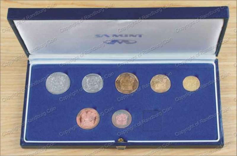 *#* 1991 SA Proof Set - NO 1 cent coin - in Original SA Mint box Mintage 11 800 !!! *#*