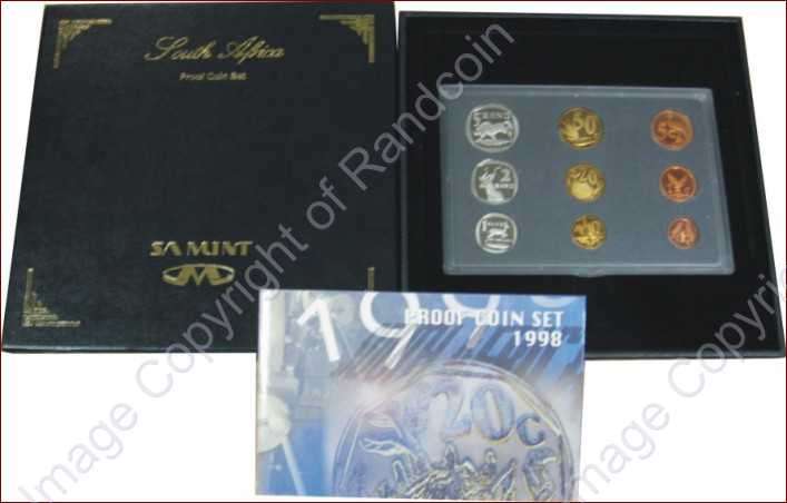 *#* 1998 SA Proof Set in Original SA Mint box Mintage 3051 *#*