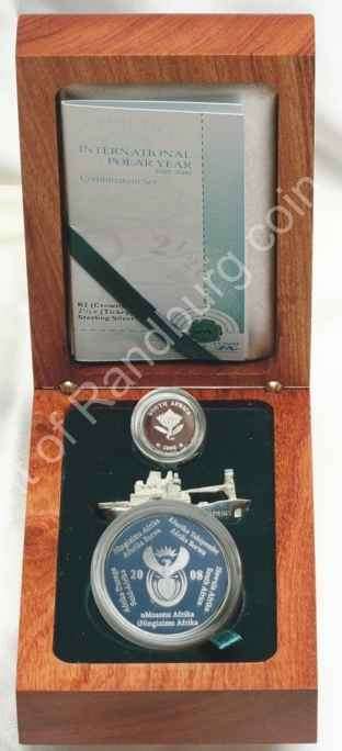 *#* 2008 Silver Combo Set Proof Polar Year in Wooden Box Mintage 724*#*