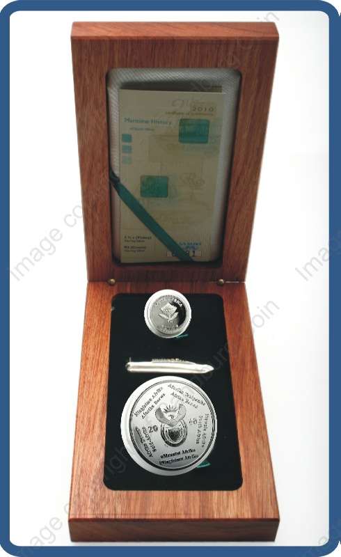 *#* 2010 Silver Combo Set Proof Maritime History in Wooden Box - Mintage 478 *#*