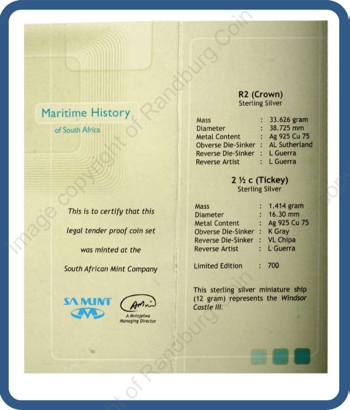 2010_Silver_Combo_Set_SA_Maritime_History_Windsor_Castle_III_cert_inside