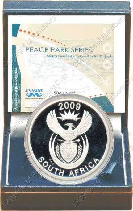 2009_Silver_Wildlife_Moloti_Drakensberg_Peace_Park_50c_box_ob