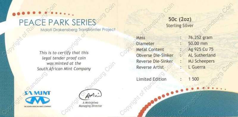 2009_Silver_Wildlife_Moloti_Drakensberg_Peace_Park_50c_cert_rev.jpg