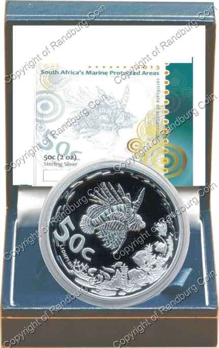 *#* 2013 Silver 2oz Marine Protected Areas Proof 50 cent - still sealed *#*