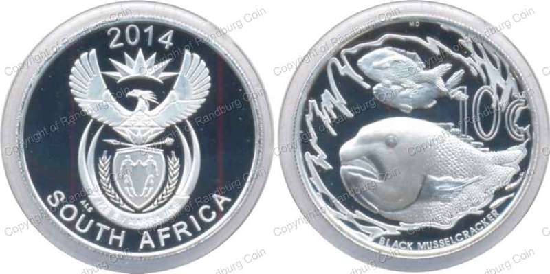 2014 Silver 1/2oz Marine Protected Areas Proof 10 cent - Mintage 42-coin