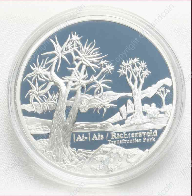 SA_2008_Silve_Proof_2oz_Richtersveld_Peace_Park_rev