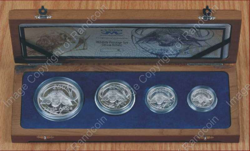 *#* 2001 Silver Prestige Buffalo in Wooden Box Mintage 411 *#*