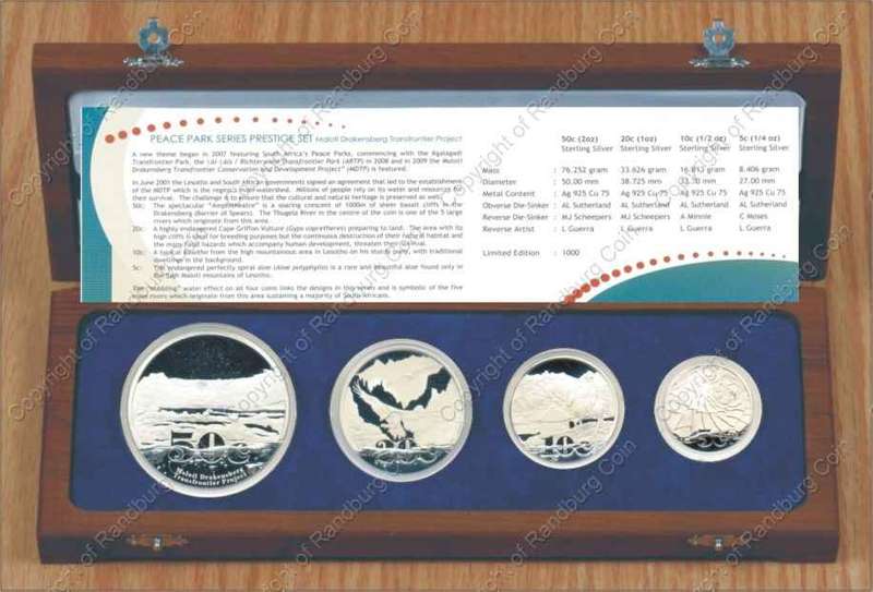 *#* 2009 Silver Maloti Drakensberg Transfrontier Project Prestige Set - Still sealed *#*