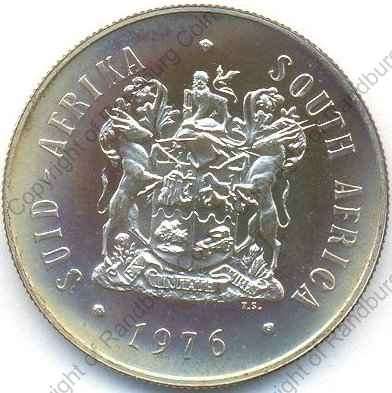 *#* 1976 SA Silver R1 Proof Coat of Arms Mintage 21 000*#*