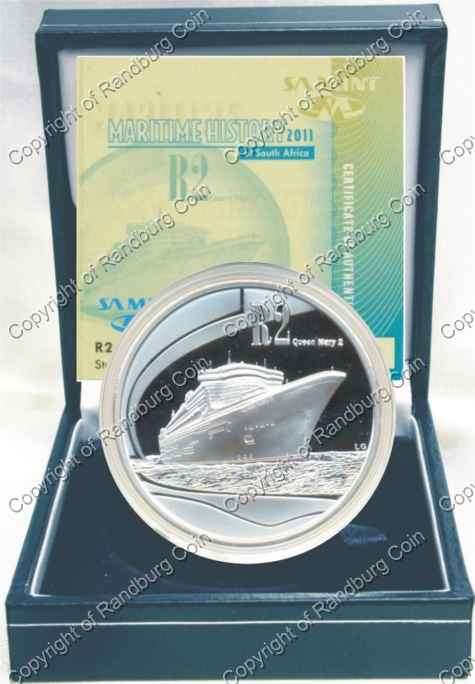 *#* 2011 SA Silver R2 Proof Maritime History Mintage 373 *#*
