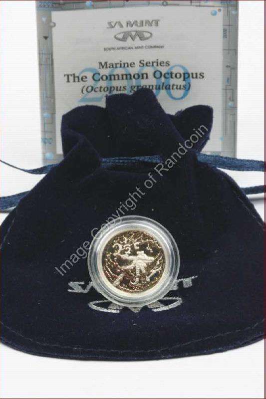 *#* 2000 SA Silver Octopus 2 1/2c Tickey total Mintage 1808 *#*