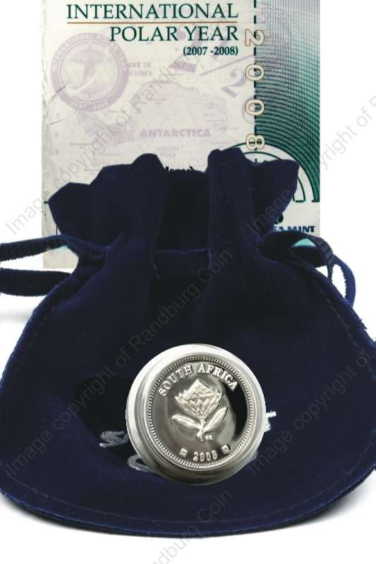 *#* 2008 SA Silver 2 1/2c Tickey International Polar Year Mintage 688 *#*