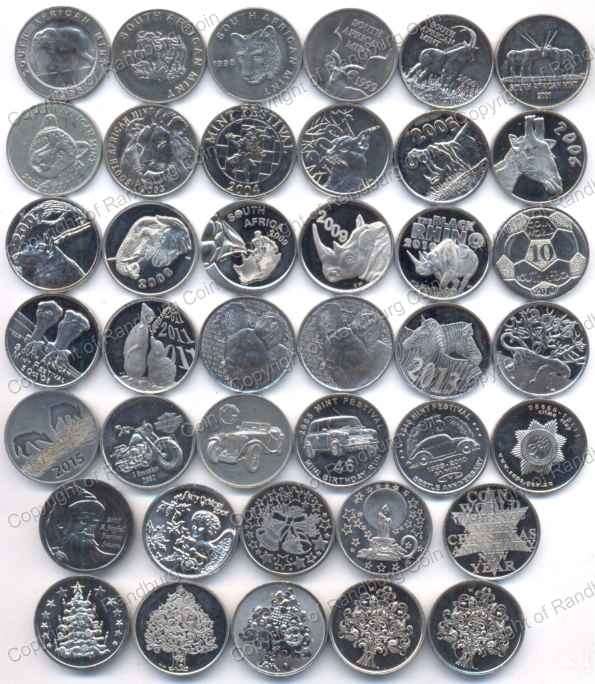 *#* Coin World Tokens - 40 varieties as displayed *#*