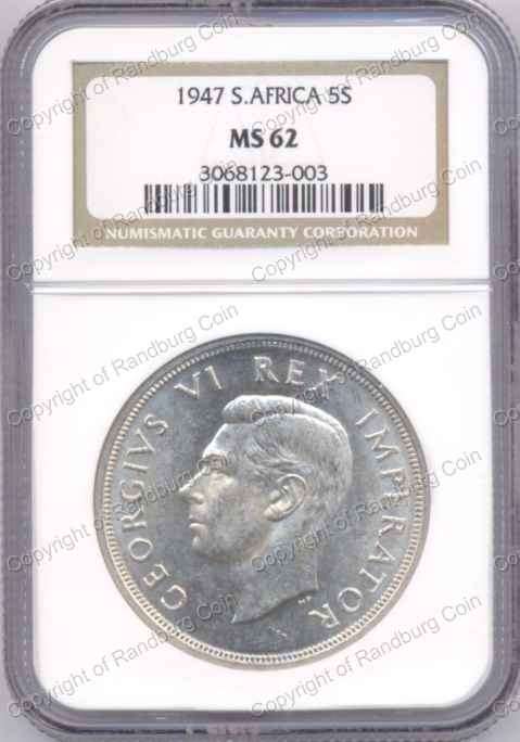 *#* 1947 SILVER CROWN NGC SLABBED MS 62 *#*