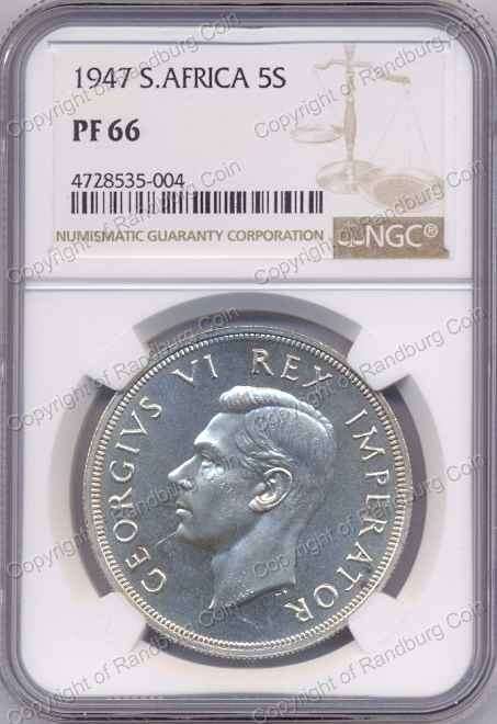 *#* 1947 SILVER CROWN NGC SLABBED PF 66 *#*