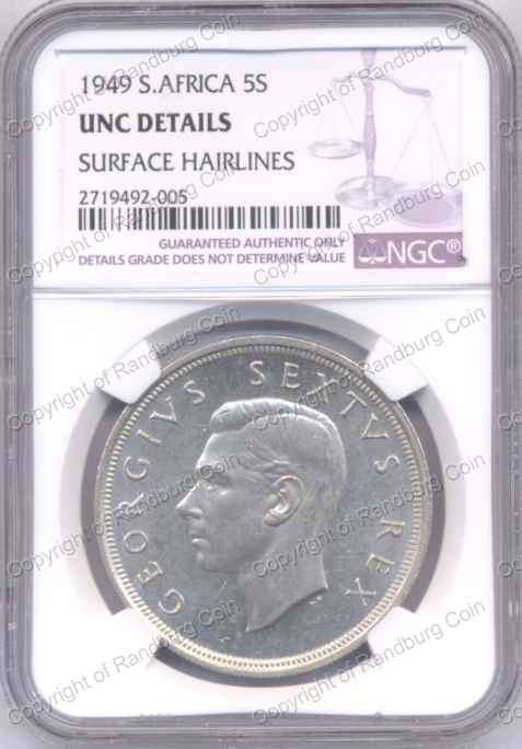 *#* 1949 CROWN NGC SLABBED UNC Details Surface Hairlines *#*