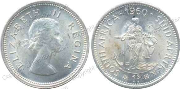 *#* 1950 SILVER SA SHILLING 8 *#*