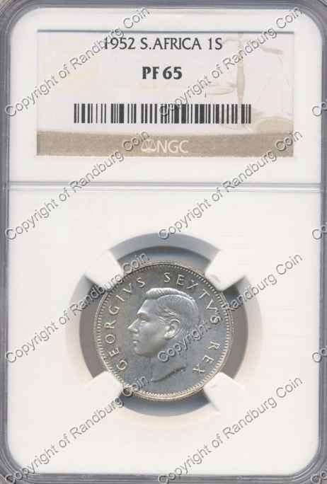 *#* 1952 SHILLING NGC SLABBED PF 65 *#*