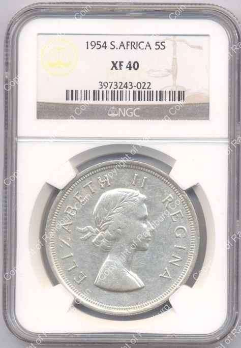 *#* 1954 NGC CROWN SLABBED XF 40 *#*