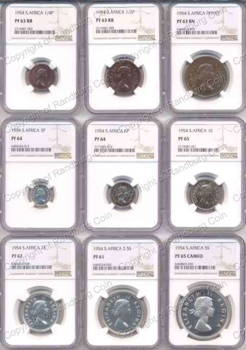 *#* 1954 SHORT PROOF SET NGC SLABBED  *#*