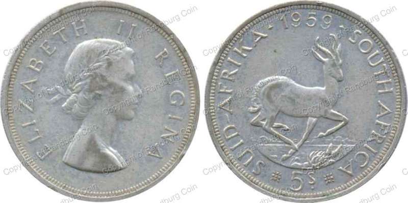*#* 1959 South African Silver CROWN  *#*