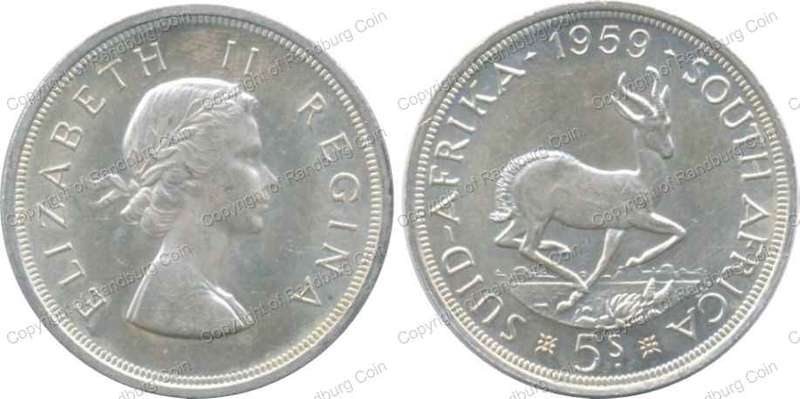 *#* 1959 South African Silver CROWN - Judge grade yourself *#*