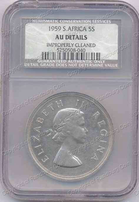 *#* 1959 CROWN NCS GRADED AU Details - Cleaned *#*