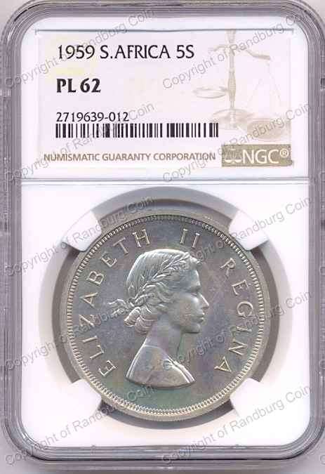 *#* 1959 Silver Crown NGC graded PL 62 *#*