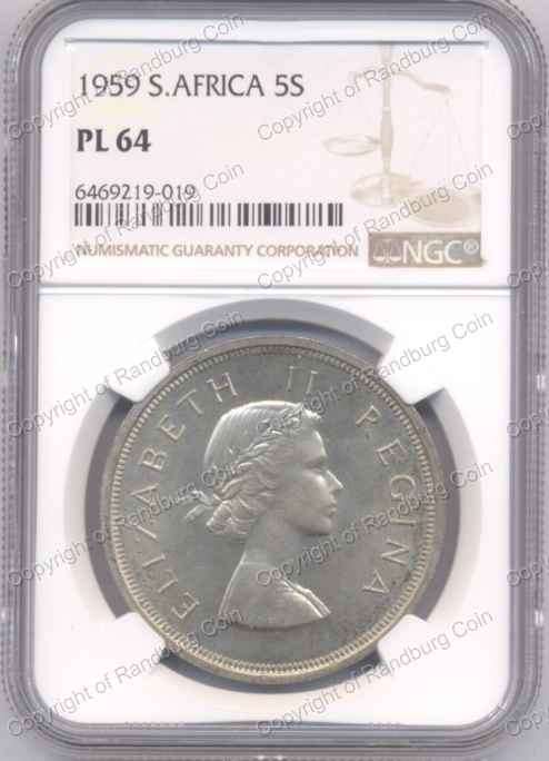 *#* 1959 SILVER CROWN NGC SLABBED PL 64 *#*