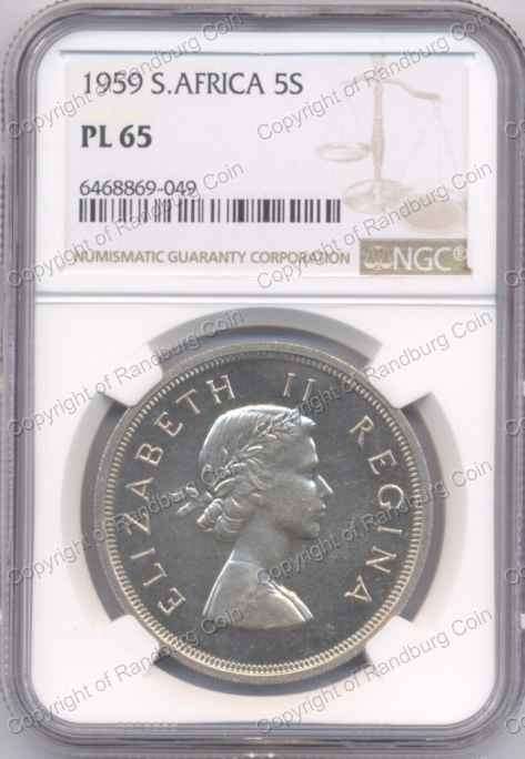 *#* 1959 SILVER CROWN NGC GRADED PL 65 *#*