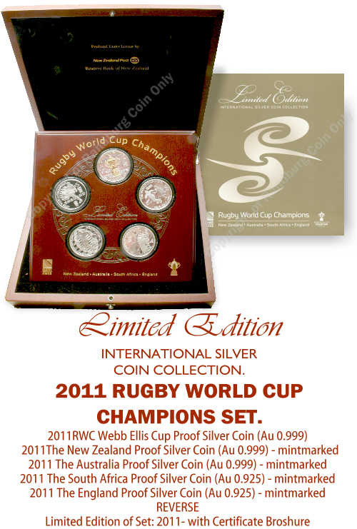 *#* 2011 International Webb Ellis Rugby World Cup Champions Set. *#*