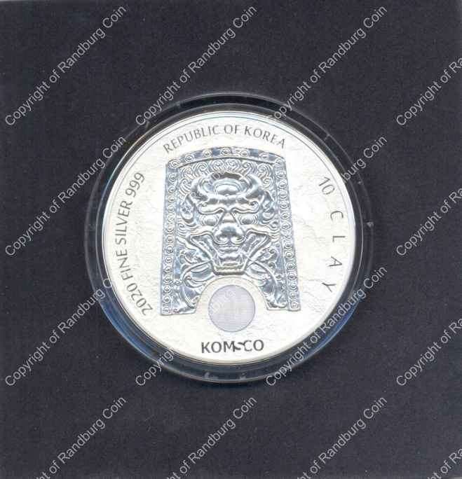2020_South_Korea_10oz_Silver_10_Clay_Coin_Holder