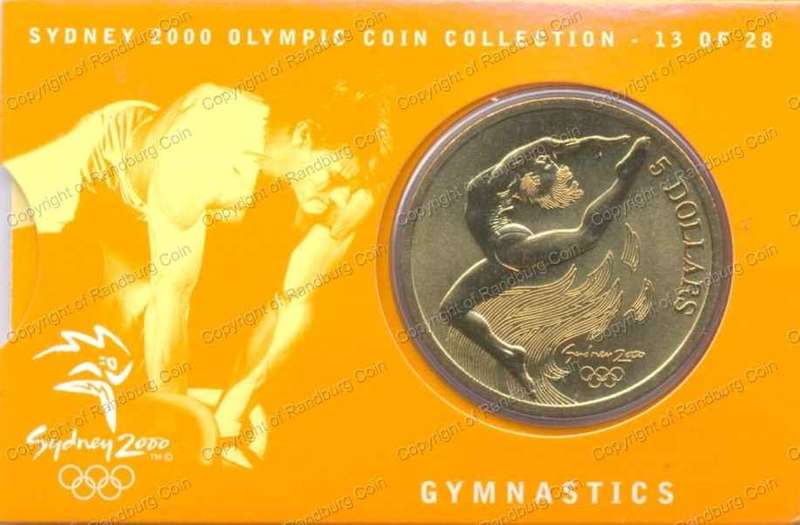 Australia_2000_UNC_5_Dollar_Olympics_Gymnastics_Sleeve_ob