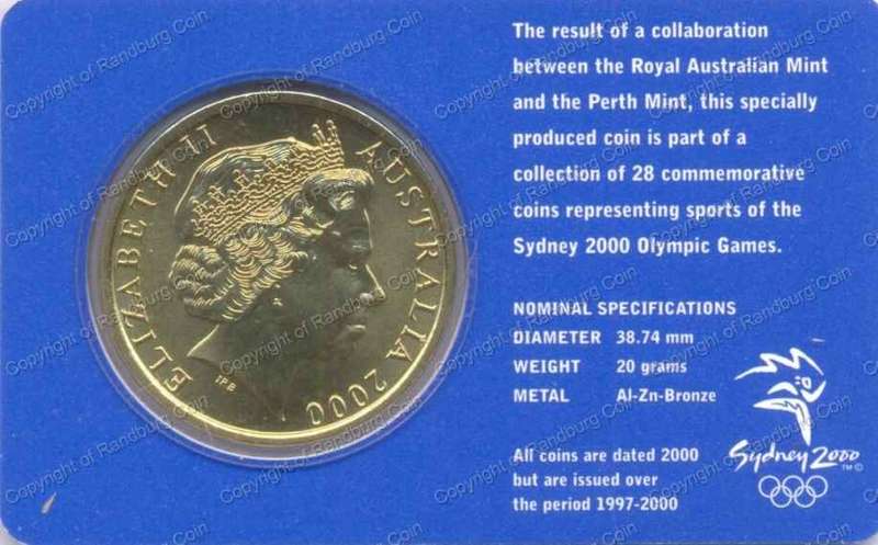 Australia_2000_UNC_5_Dollar_Olympics_Mod_Pent_Coin_rev