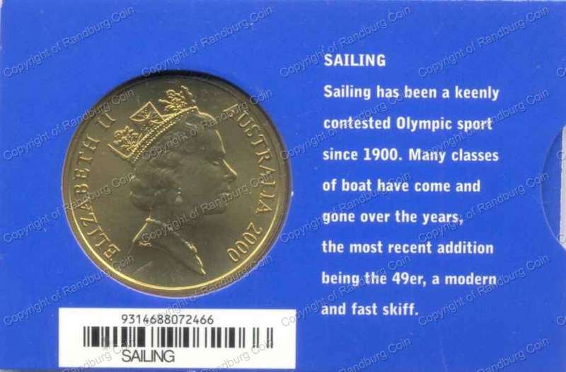 Australia_2000_UNC_5_Dollar_Olympics_Sailing_Sleeve_rev