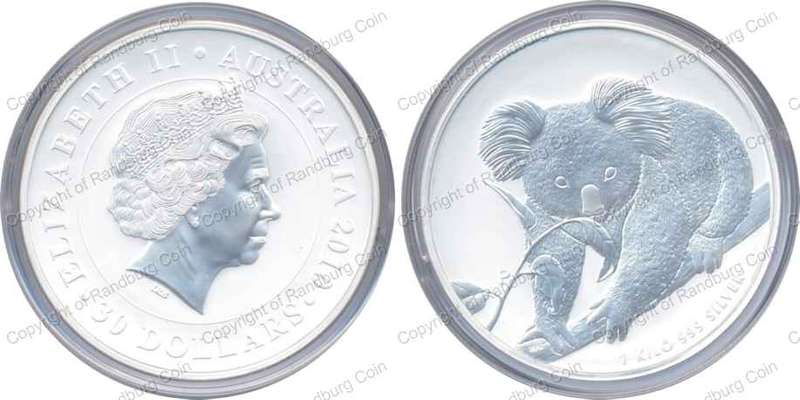 *#* Australia 2010P - Koala - 1 kg Pure Silver $30 *#*
