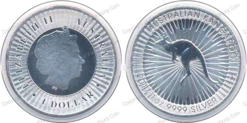*#* 2017 Australia - Silver 1 oz - 1 Dollar - Kangaroo Coin #*